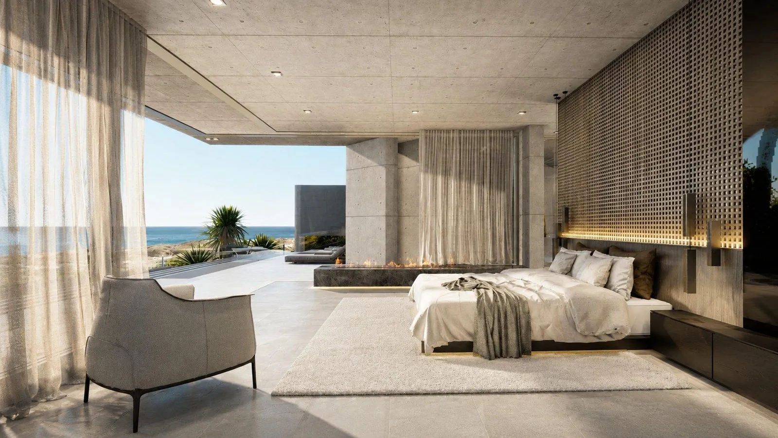 Primary suite with ocean view