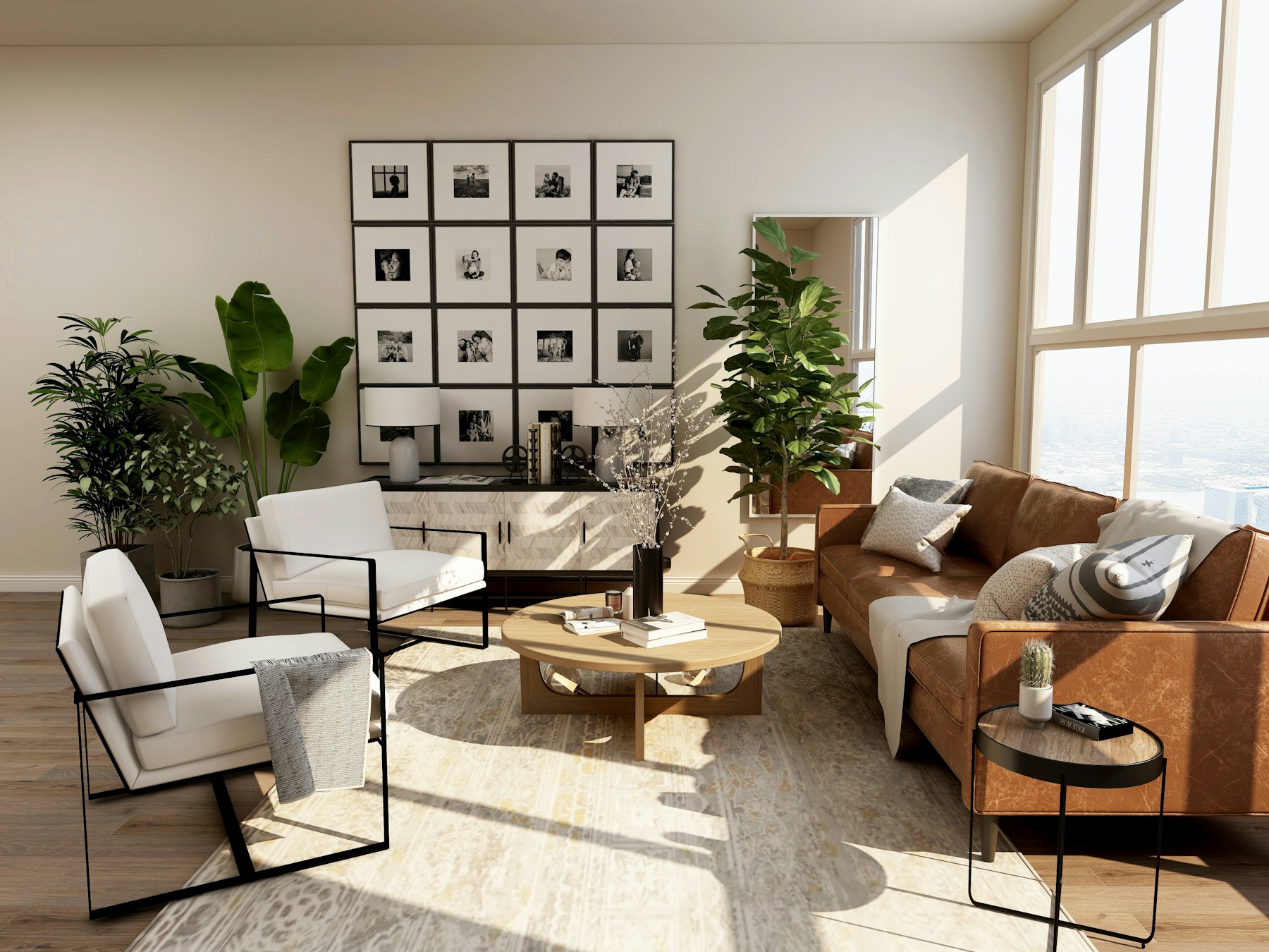 Concept photography of a light-filled interior; not an available listing